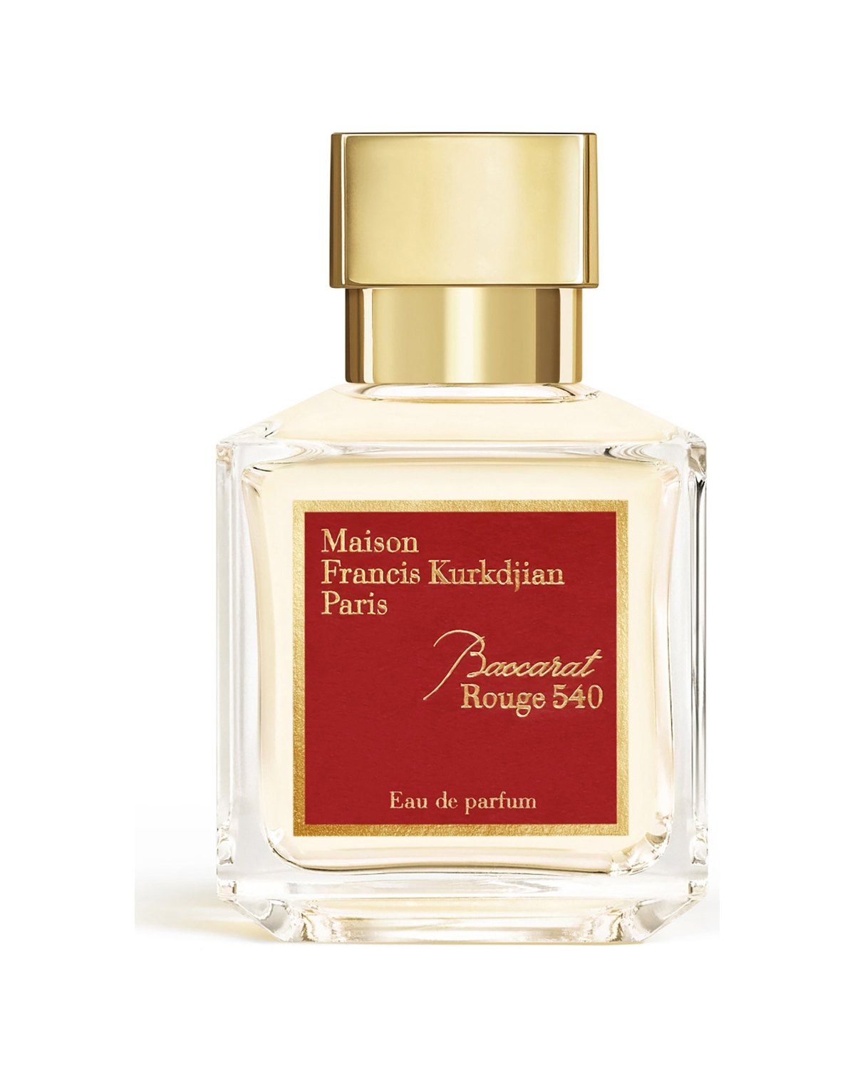 Maison Francis Kurkdjian Baccarat Rouge 540 bottle, retailer product photograph
